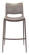 Ace Bar Chair Gray & Walnut (Set of 2) by Zuo Modern