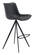 Aki Bar Chair Black (Set of 2) by Zuo Modern
