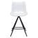 Aki Counter Chair White & Black (Set of 2) by Zuo Modern