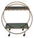 Arc Bar Cart Gold & Black by Zuo Modern