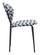 Clyde Dining Chair (Set of 2) Geometric Print & Black by Zuo Modern