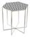 Forma Side Table Black & White by Zuo Modern