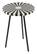 Flare Side Table Black & White by Zuo Modern