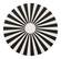 Flare Side Table Black & White by Zuo Modern