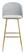 Cozy Bar Chair Gray by Zuo Modern