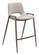 Desi Counter Chair (Set of 2) Beige by Zuo Modern