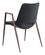 Desi Dining Chair (Set of 2) Black by Zuo Modern