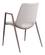 Desi Dining Chair (Set of 2) Beige by Zuo Modern