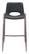 Desi Bar Chair (Set of 2) Black by Zuo Modern