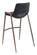 Desi Bar Chair (Set of 2) Black by Zuo Modern