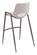 Desi Bar Chair (Set of 2) Beige by Zuo Modern