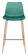 Tony Bar Chair Green & Gold by Zuo Modern