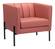 Jess Accent Chair Rust by Zuo Modern