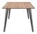 Perpignan Dining Table Brown by Zuo Modern