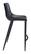 Magnus Bar Chair (Set of 2) Black by Zuo Modern