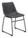 Smart Dining Chair (Set of 2) Charcoal by Zuo Modern