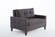 Chair-and-a-Half (Zigana Charcoal) by Bellona