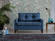 Chair-and-a-Half (Zigana Indigo Blue) by Bellona