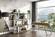 Modrest Brewer - Modern Walnut Glass & Stainless Steel Bookshelf by VIG Furniture