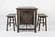 Madison County Barnwood 3pc Counter Height Set by Jofran Furniture