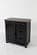 Madison County Vintage Black 32 Inch Barndoor Accent Cabinet by Jofran Furniture