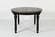 Madison County Vintage Black Round to Oval Dining Table by Jofran Furniture