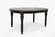 Madison County Vintage Black Round to Oval Dining Table by Jofran Furniture
