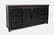 Madison County Vintage Black 70 Inch Barn Door Server by Jofran Furniture