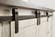 Madison County Vintage White 60 Inch Barn Door Server by Jofran Furniture