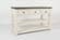 Madison County Vintage White Sofa/Media Table by Jofran Furniture