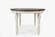 Madison County Vintage White Round to Oval Dining Table by Jofran Furniture