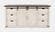 Madison County Vintage White 70 Inch Barn Door Server by Jofran Furniture