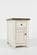Madison County Vintage White Chairside Table by Jofran Furniture