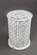 Global Archive Antique White Drum Table by Jofran Furniture