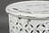 Global Archive Antique White Drum Table by Jofran Furniture