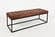 Global Archive Saddle Leather Ottoman by Jofran Furniture