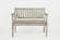 Artisan's Craft Washed Grey Storage Bench by Jofran Furniture