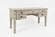 Artisan's Craft Washed Grey 5-Drawer Desk by Jofran Furniture