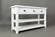 Artisan's Craft Weathered White Sofa Table by Jofran Furniture