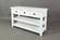 Artisan's Craft Weathered White Sofa Table by Jofran Furniture