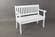 Artisan's Craft Weathered White Storage Bench by Jofran Furniture