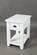 Artisan's Craft Weathered White Chairside Table by Jofran Furniture