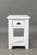 Artisan's Craft Weathered White Chairside Table by Jofran Furniture