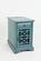 Craftsman Antique Blue Power Chairside Table by Jofran Furniture