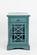 Craftsman Antique Blue Power Chairside Table by Jofran Furniture