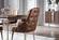 Montego 6166 Dining Chair Set of 2 (Dark Brick/Montego) by Bellona