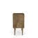 [NYC Deal] Liberty Mid Century - Modern Rustic Brown & 3D Brown Prints Nightstand & 1.0 w/1 Cubby Space & 1 Drawer by Manhattan