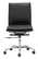 Lider Plus Armless Office Chair Black by Zuo Modern