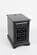 Craftsman Antique Black Power Chairside Table by Jofran Furniture