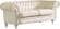 287 Ivory Leather Sofa by ESF